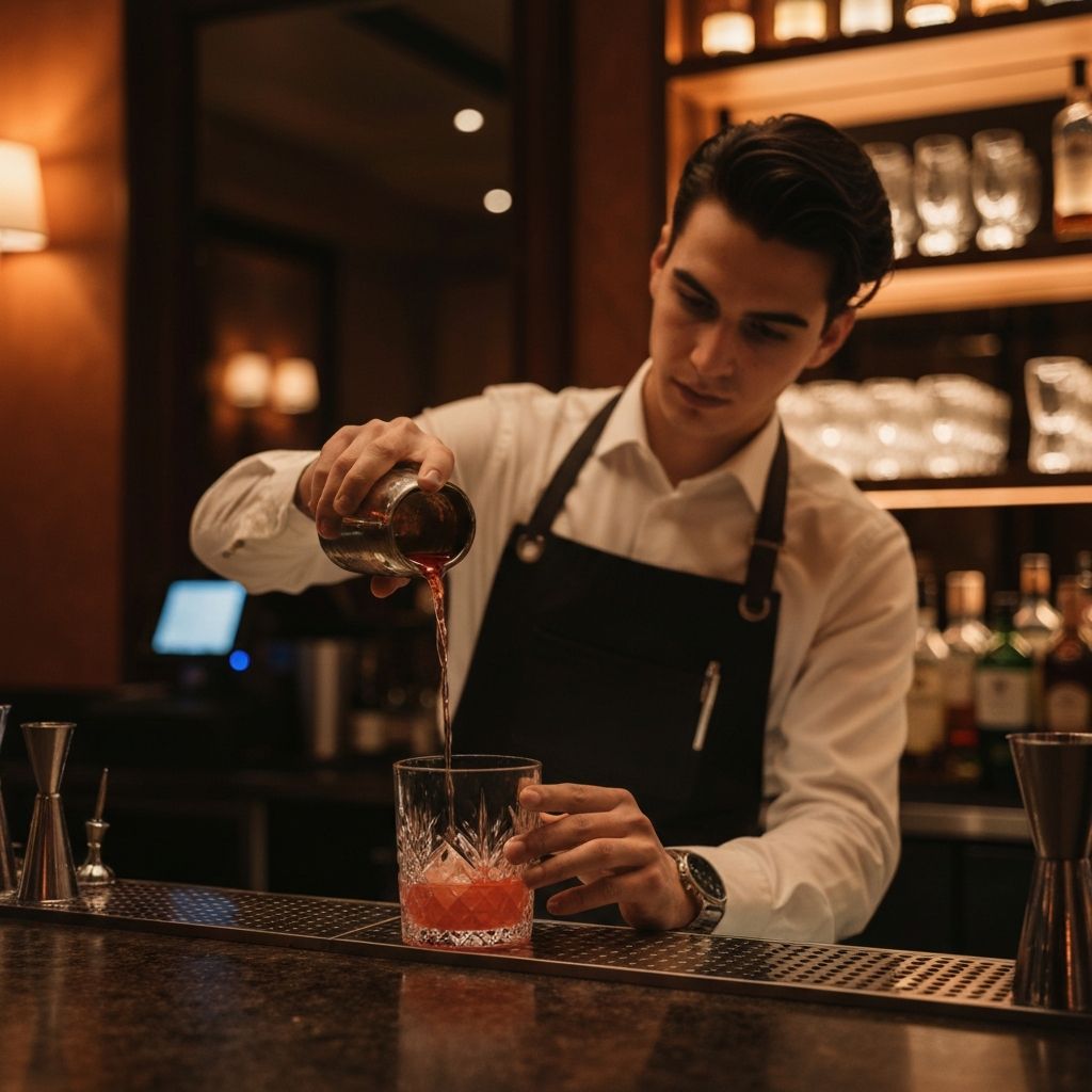 Preparación de cóctel